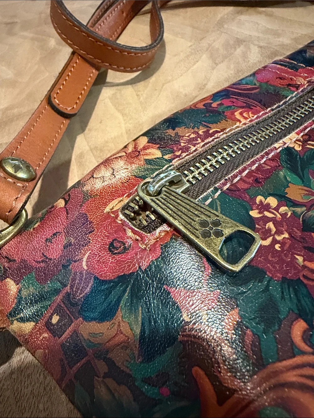 Patricia Nash Floral Crossbody Bag